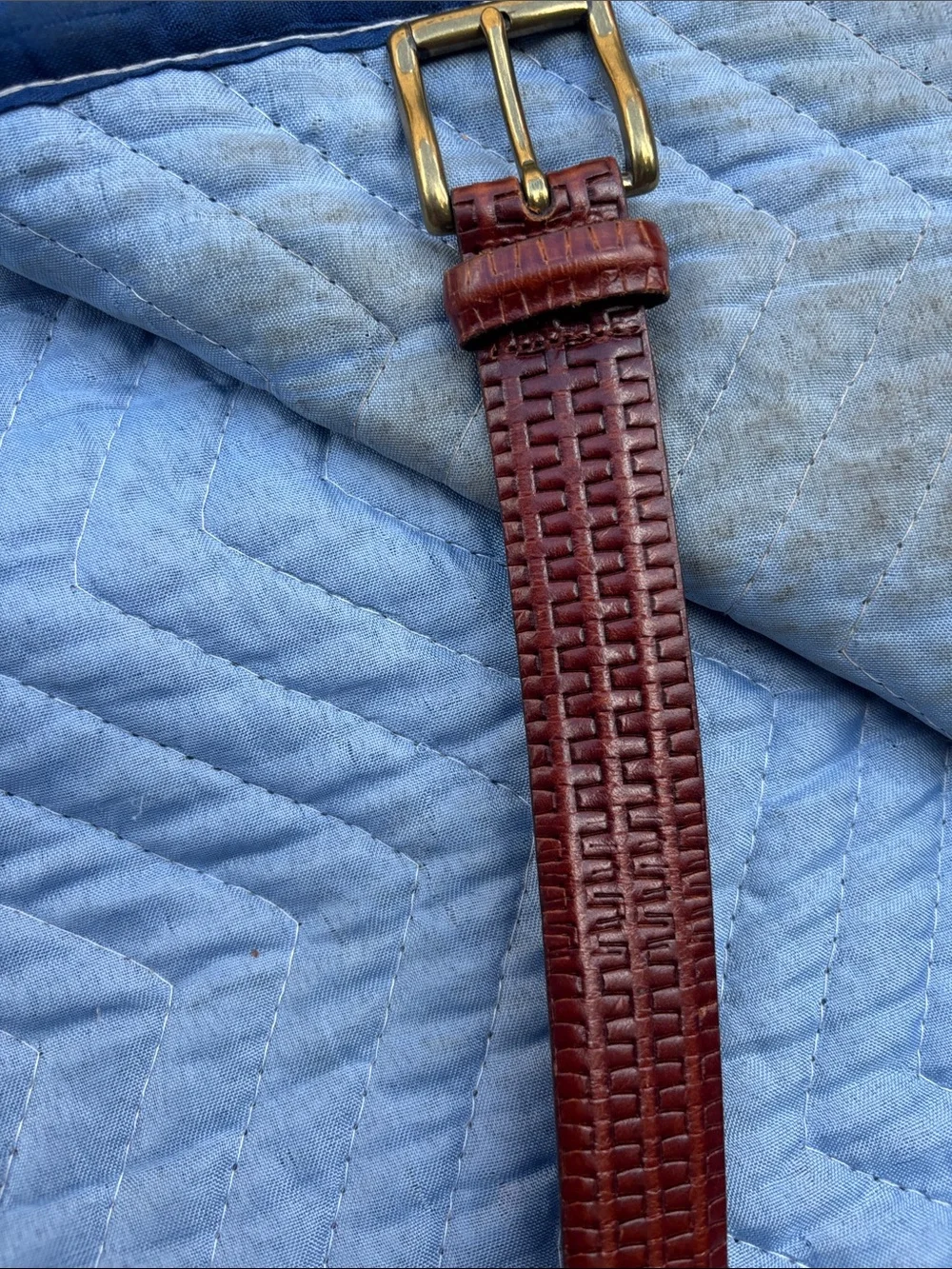 FootJoy Brown Leather Dress Belt Vintage. Size 40.